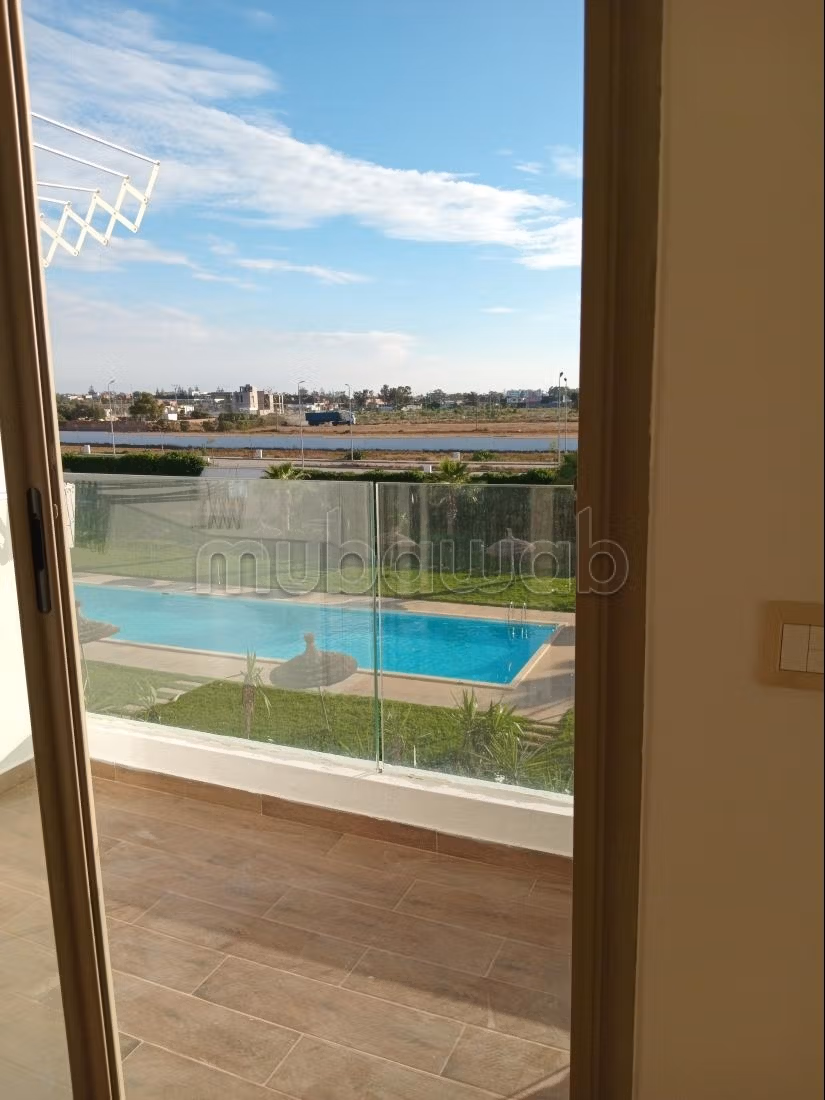 Apartment for rent with pool and garden view