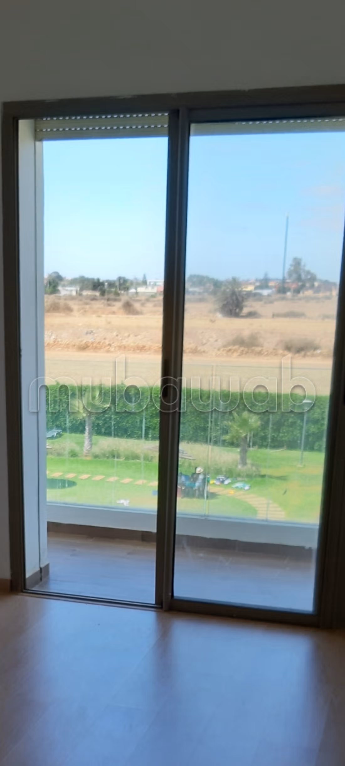 Apartment for rent with pool and garden view