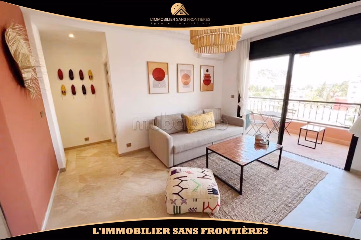 Appartement meublé à vendre à Marrakech – 4ᵉ étage avec terrasse – 49 m² — 4