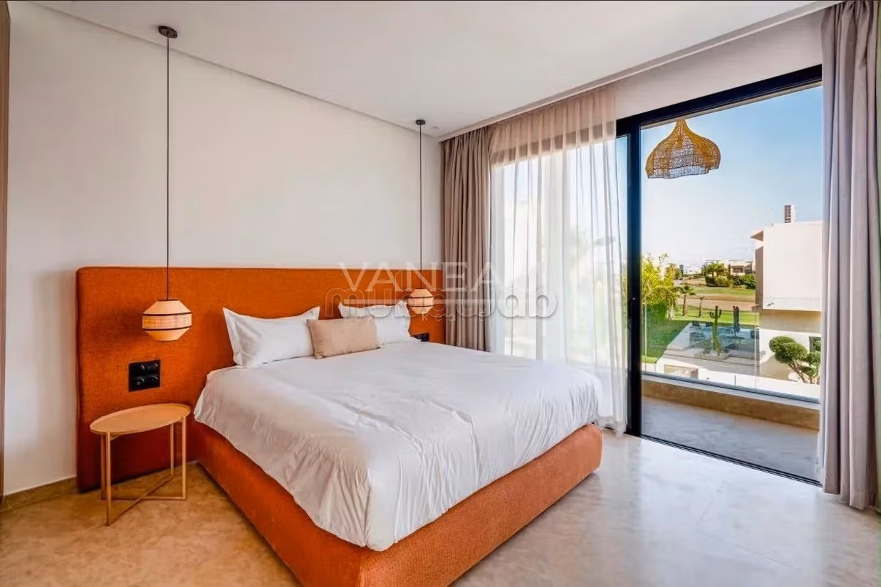Villa contemporaine avec piscine et vue sur l’Atlas