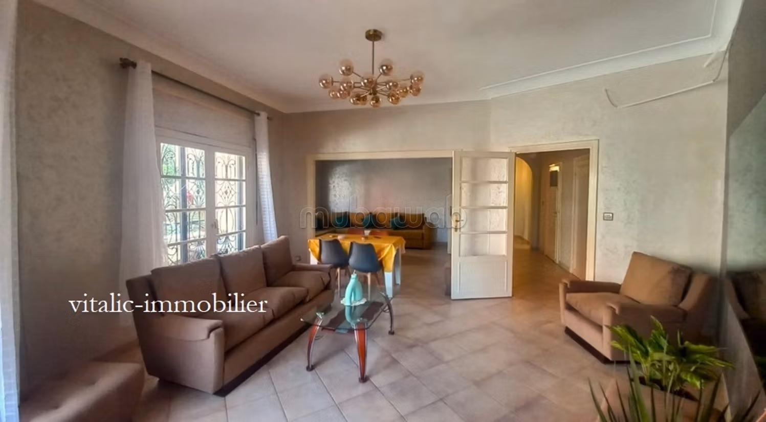 Institut espagnol appartement meuble 2/3 chambres — 2