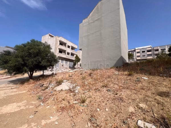 Terrain 2 façades 116m à Zemmouri Jdida Tanger
