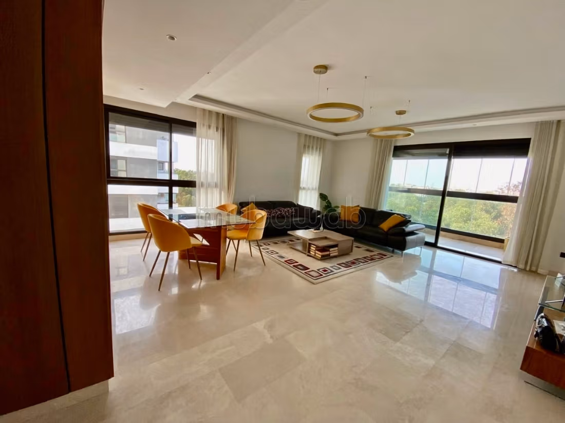 Bel appartement en location à Casablanca Finance City. Superficie 160 m²
