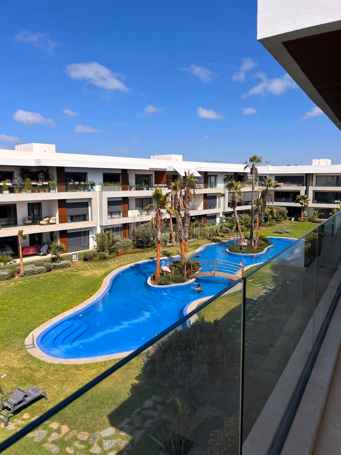 Apparement vue mer terrasse et piscine à louer
route d’azemmour