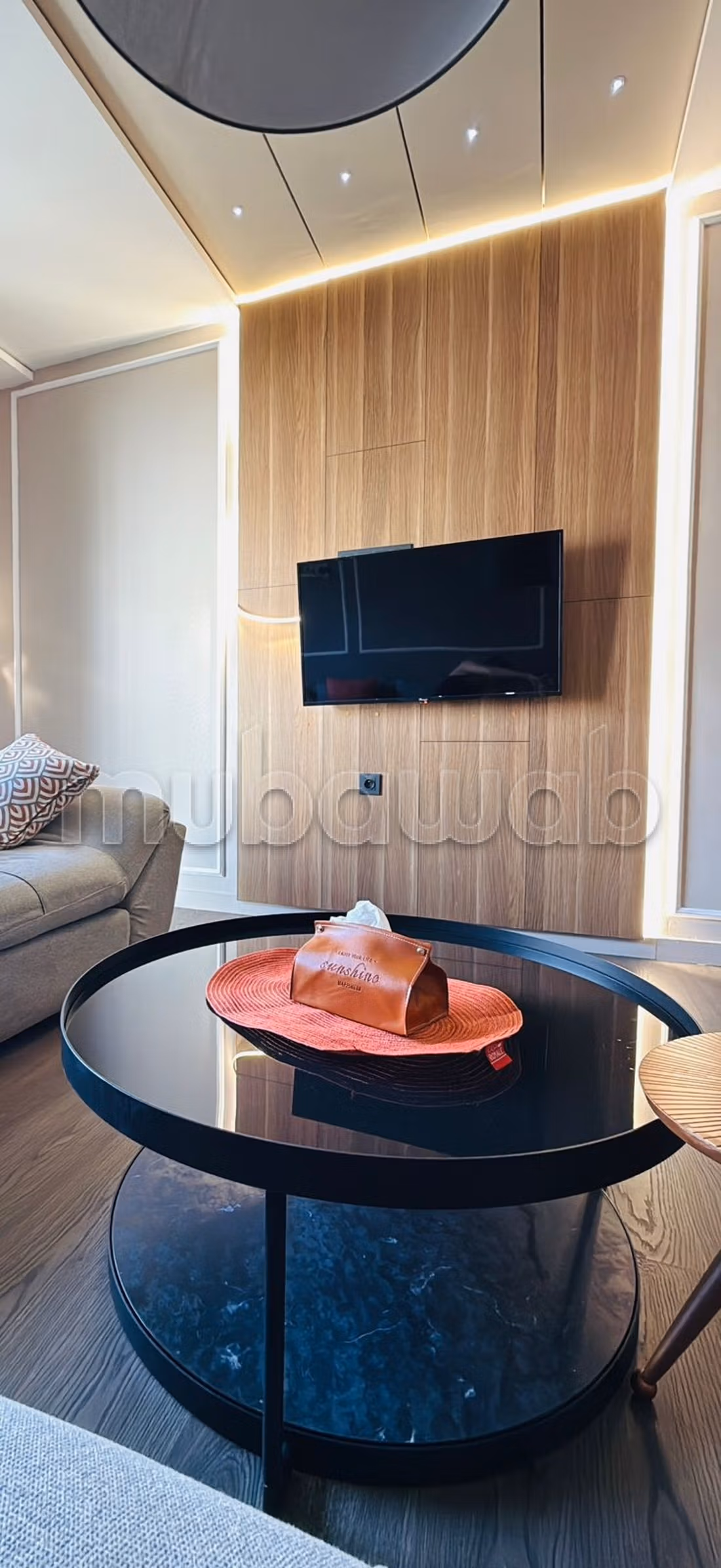 Location d'un appartement à Benjdia.
1 Pièce.
Meublé — 4