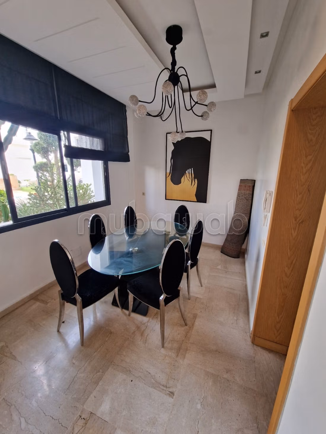 Furnished villa with pool next to Morocco Mall