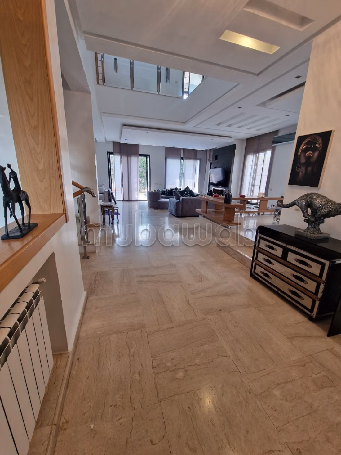 Furnished villa with pool next to Morocco Mall