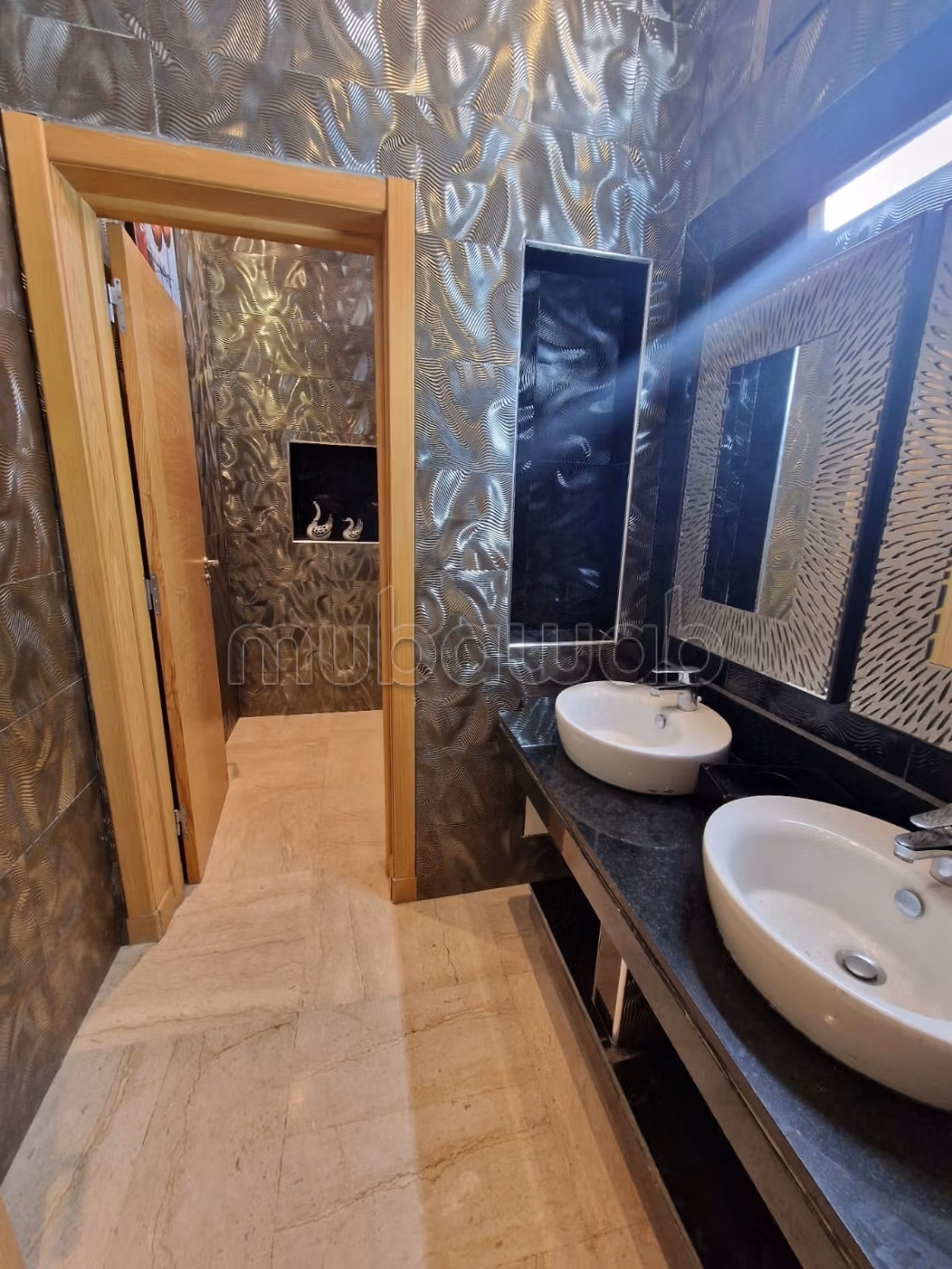 Furnished villa with pool next to Morocco Mall