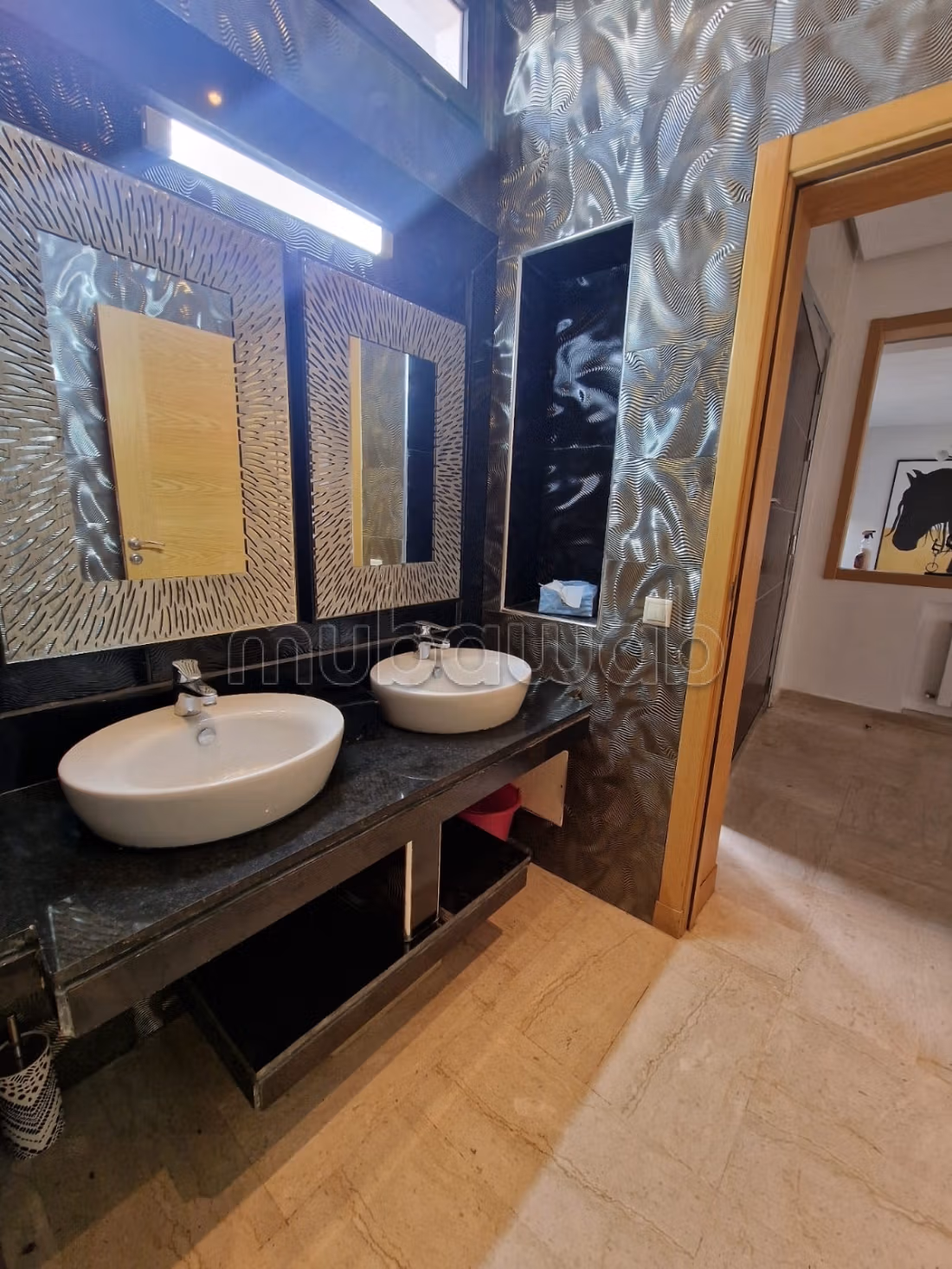 Furnished villa with pool next to Morocco Mall