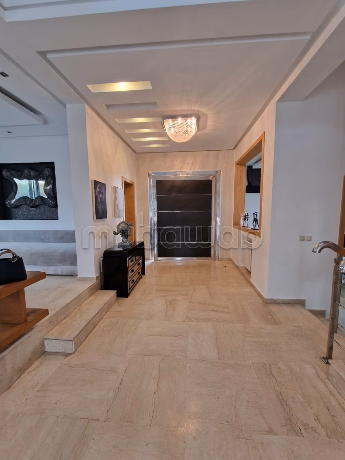 Furnished villa with pool next to Morocco Mall