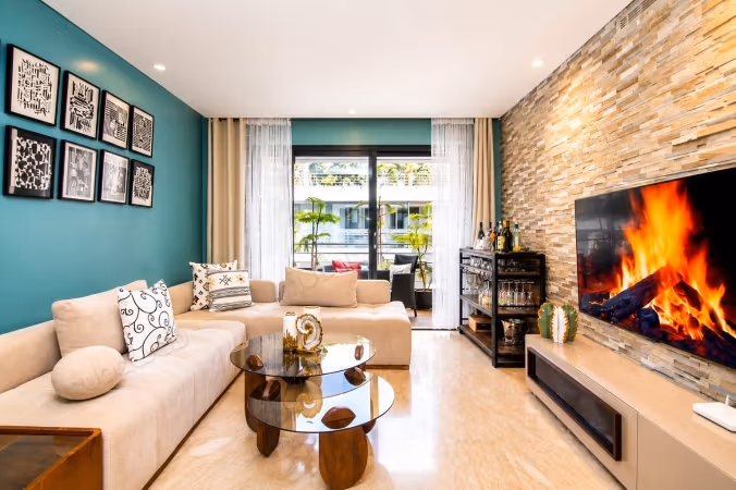 Locatie gemeubileerd appartement met 3 slaapkamers op Boulevard Ghandi, Casablanca