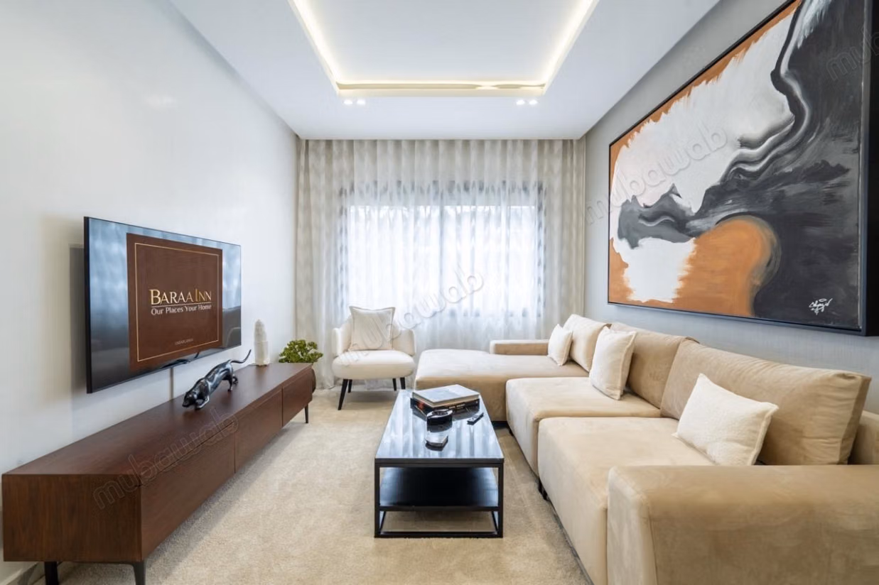 Premium tuin appartement te huur in Dar Bouazza