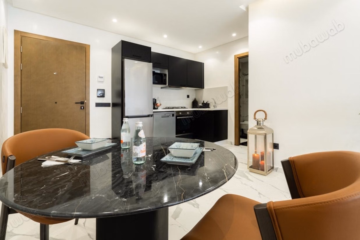 Premium tuin appartement te huur in Dar Bouazza