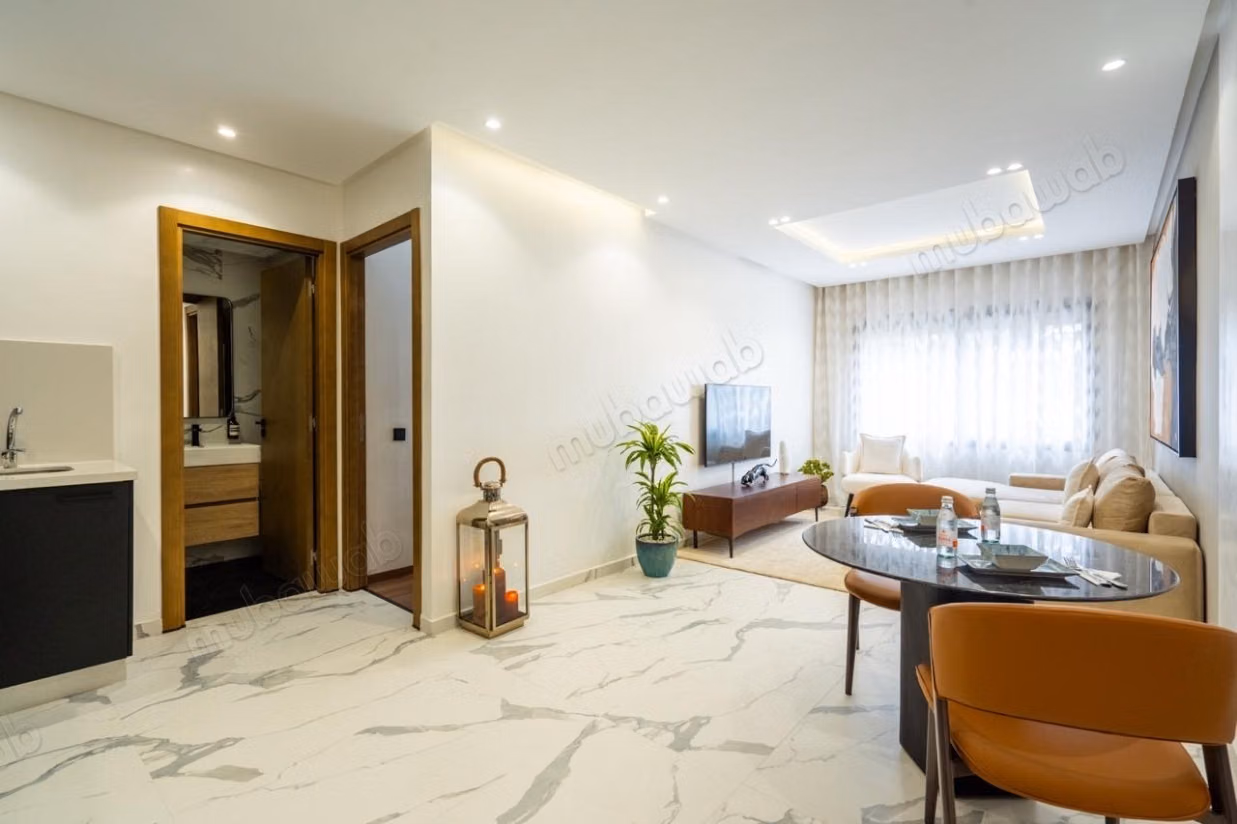 Premium tuin appartement te huur in Dar Bouazza