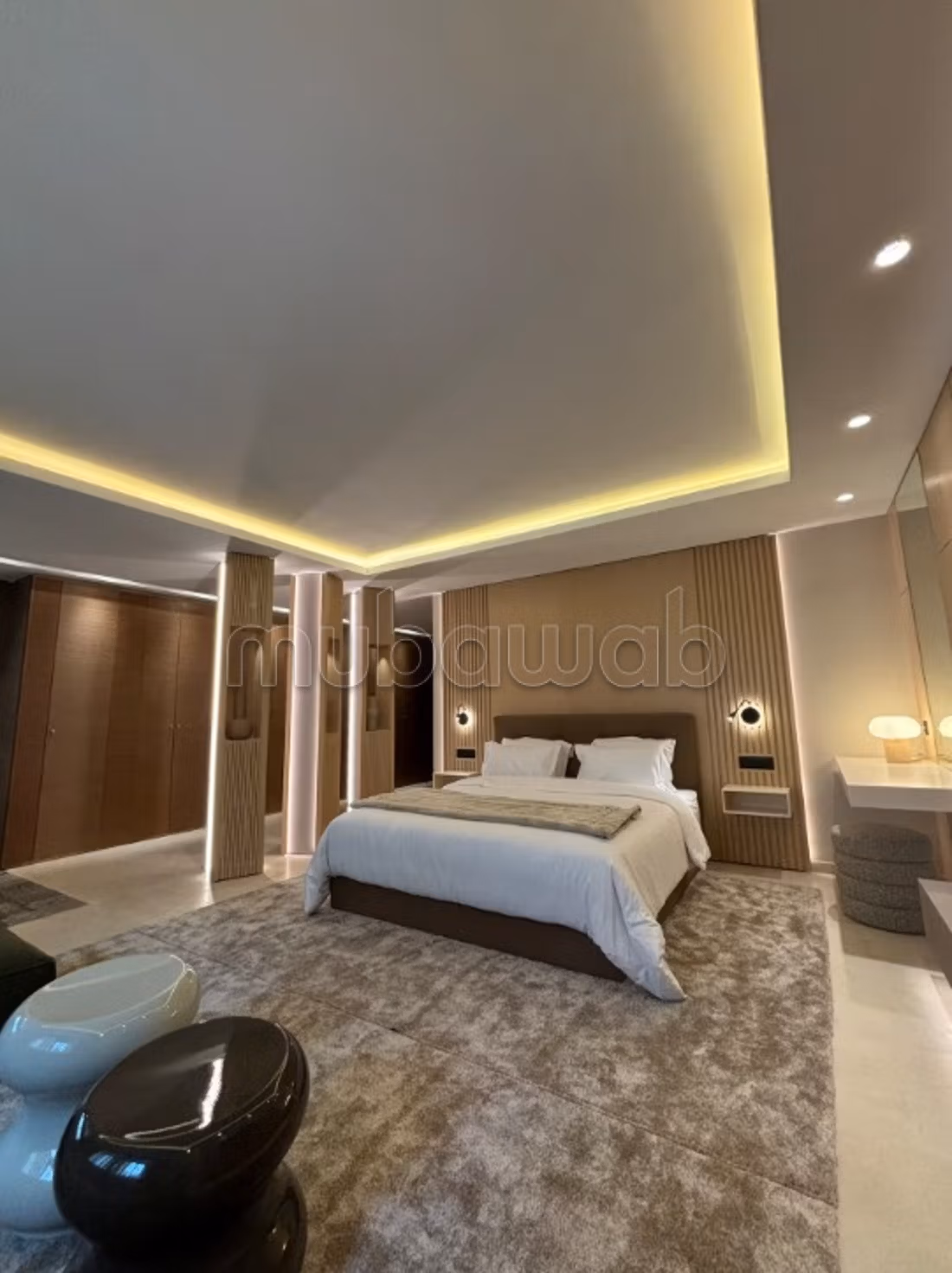 Studio Meublé de 60 m² au Haut Agdal avec Parking