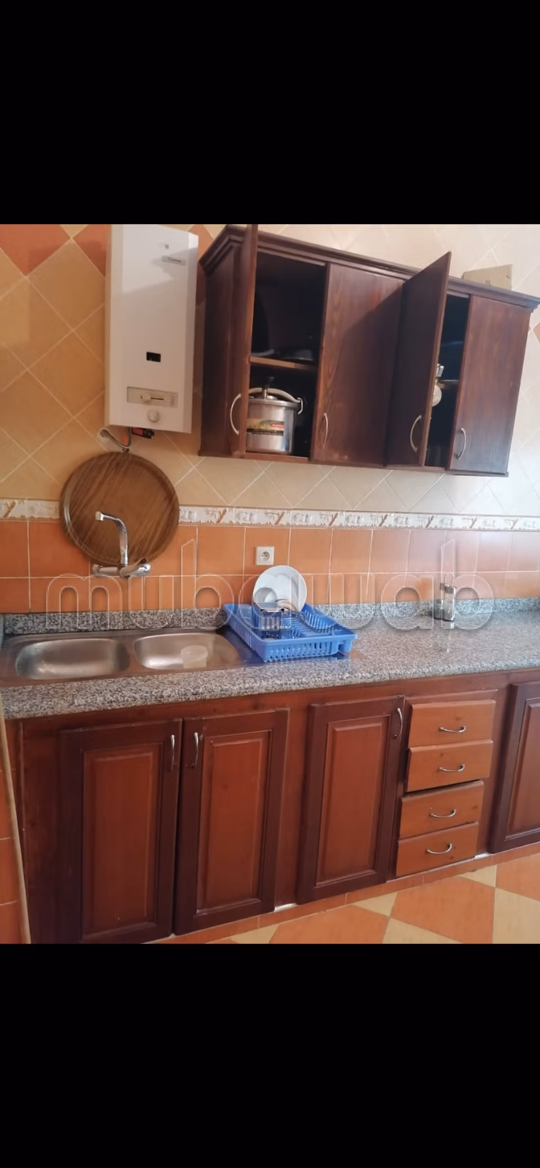 Meraviglioso appartamento in affitto a Fnideq. 3 belle camere. Arredato