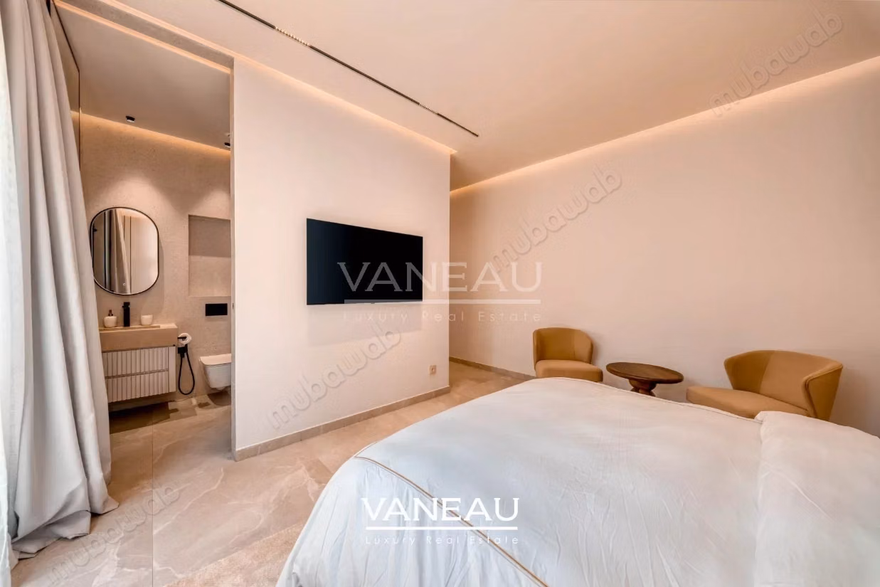 Villa contemporaine avec piscine et vue sur l’Atlas
