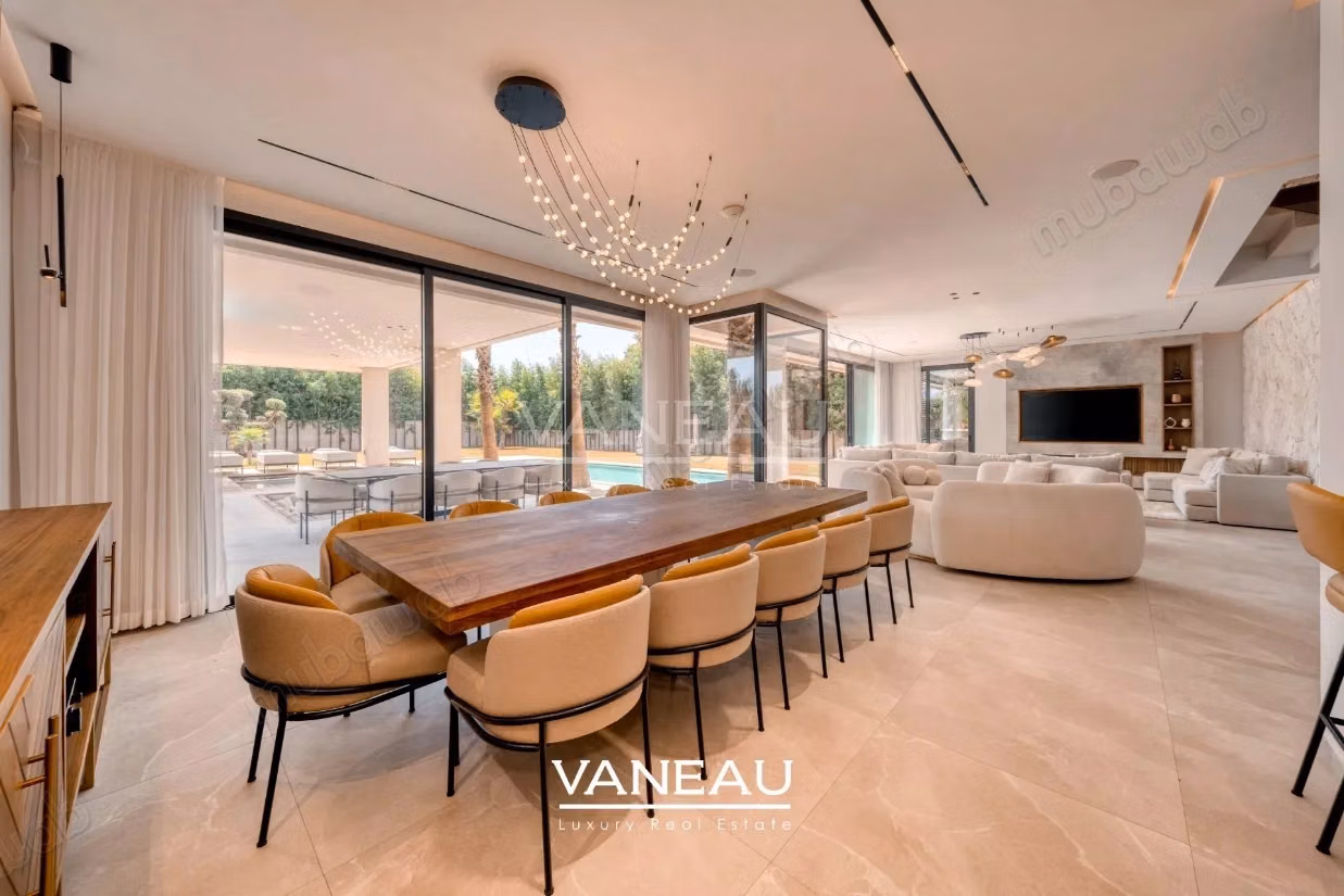 Villa contemporaine avec piscine et vue sur l’Atlas