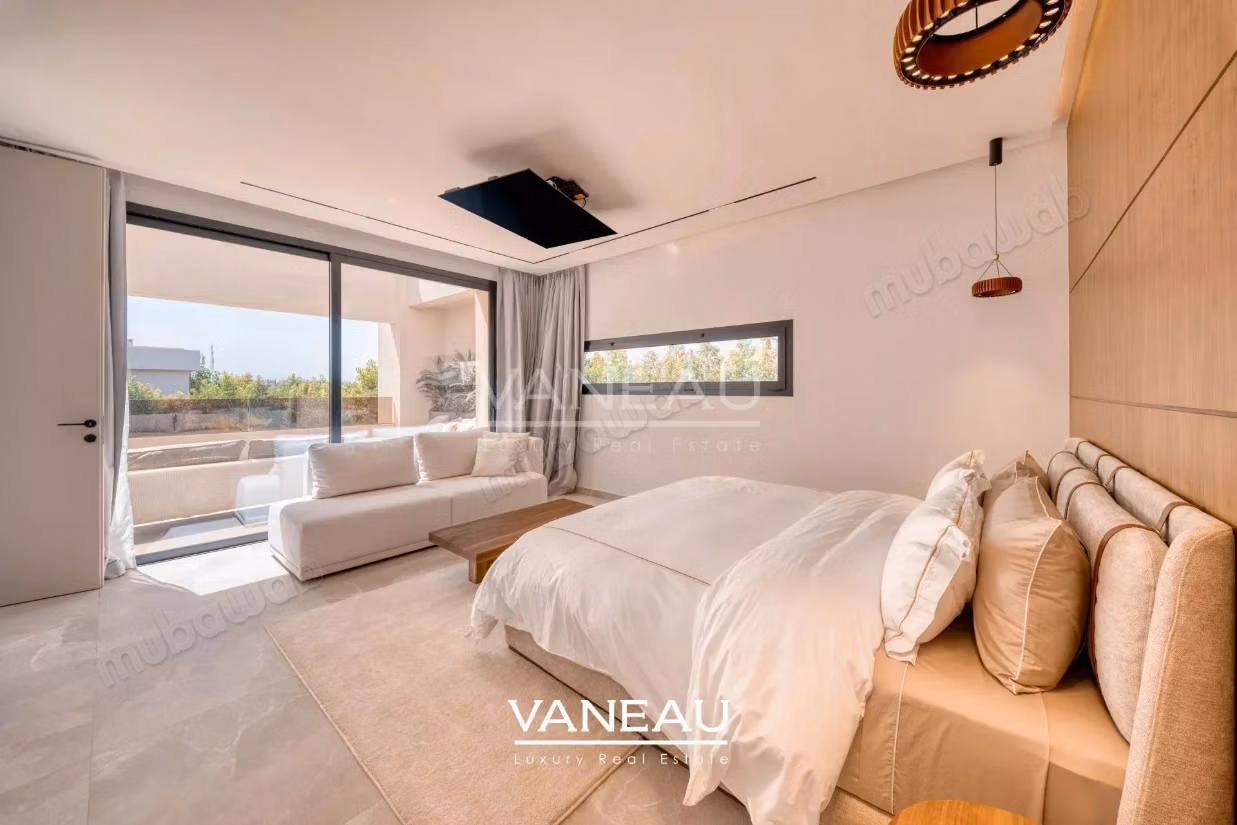 Villa contemporaine avec piscine et vue sur l’Atlas