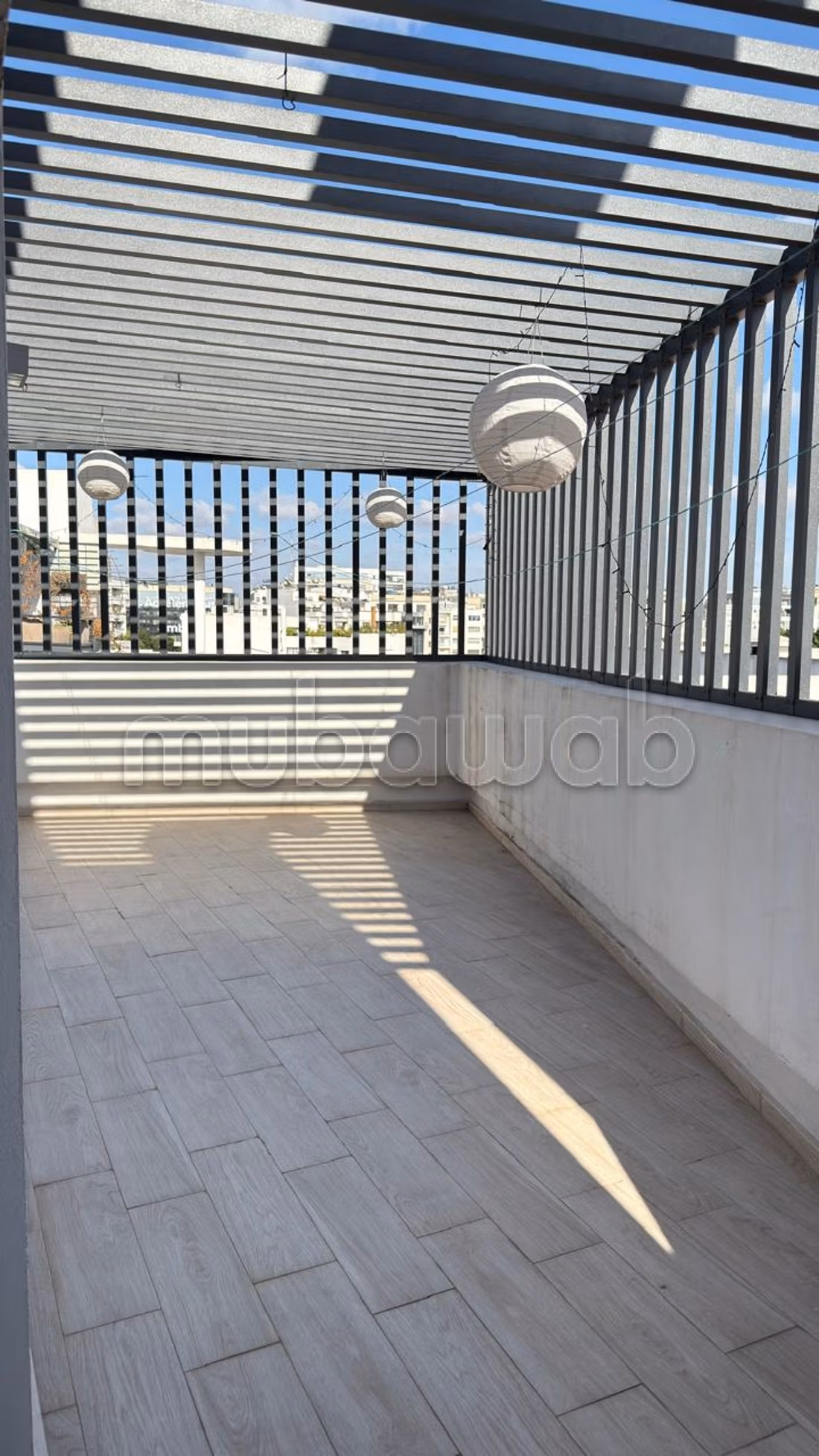 Ensoleillé terrasse sans vis à vis
Palmier 2 ch