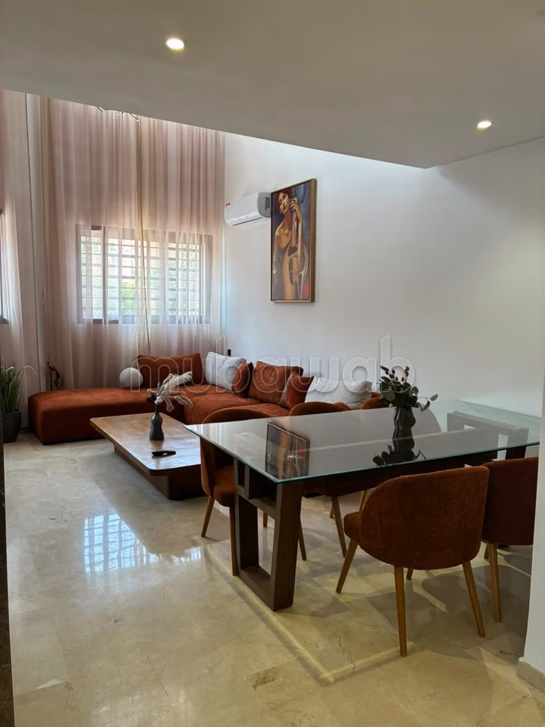 Appartement à louer à Guéliz. 5 grandes pièces. Meublé — 4
