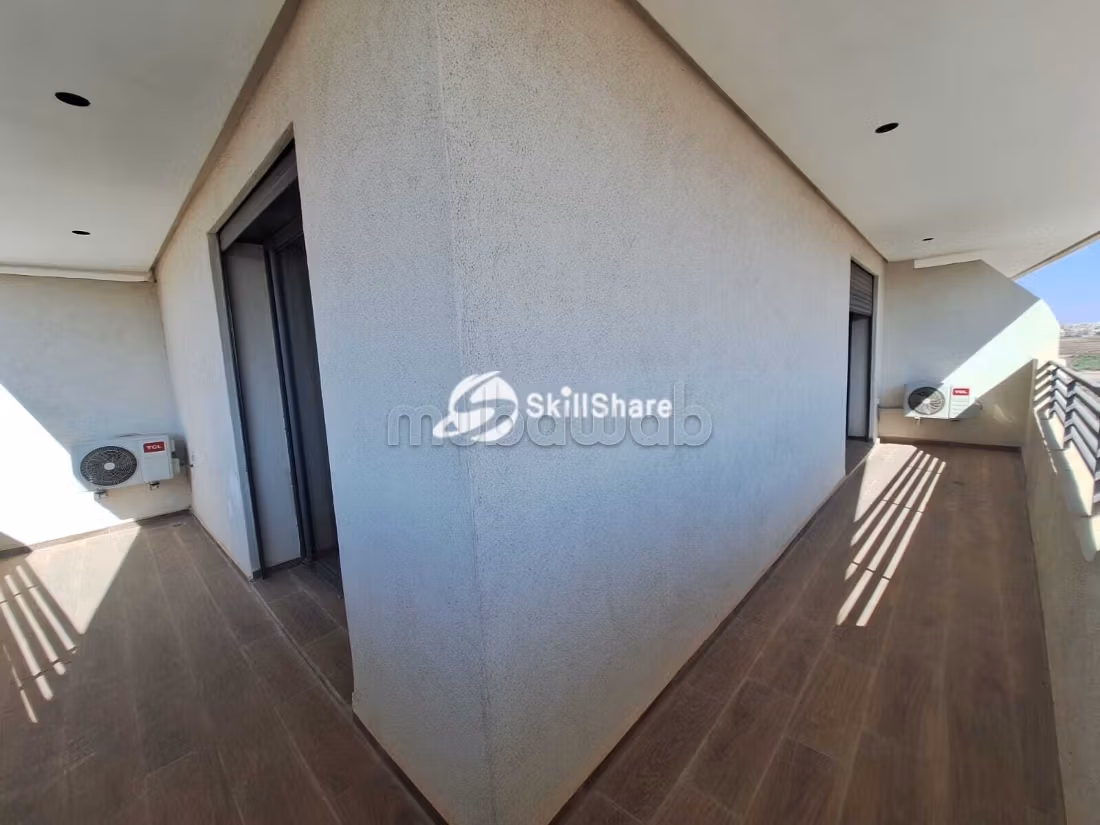 Nuovo studio con terrazza in affitto a Zenata con vista mare