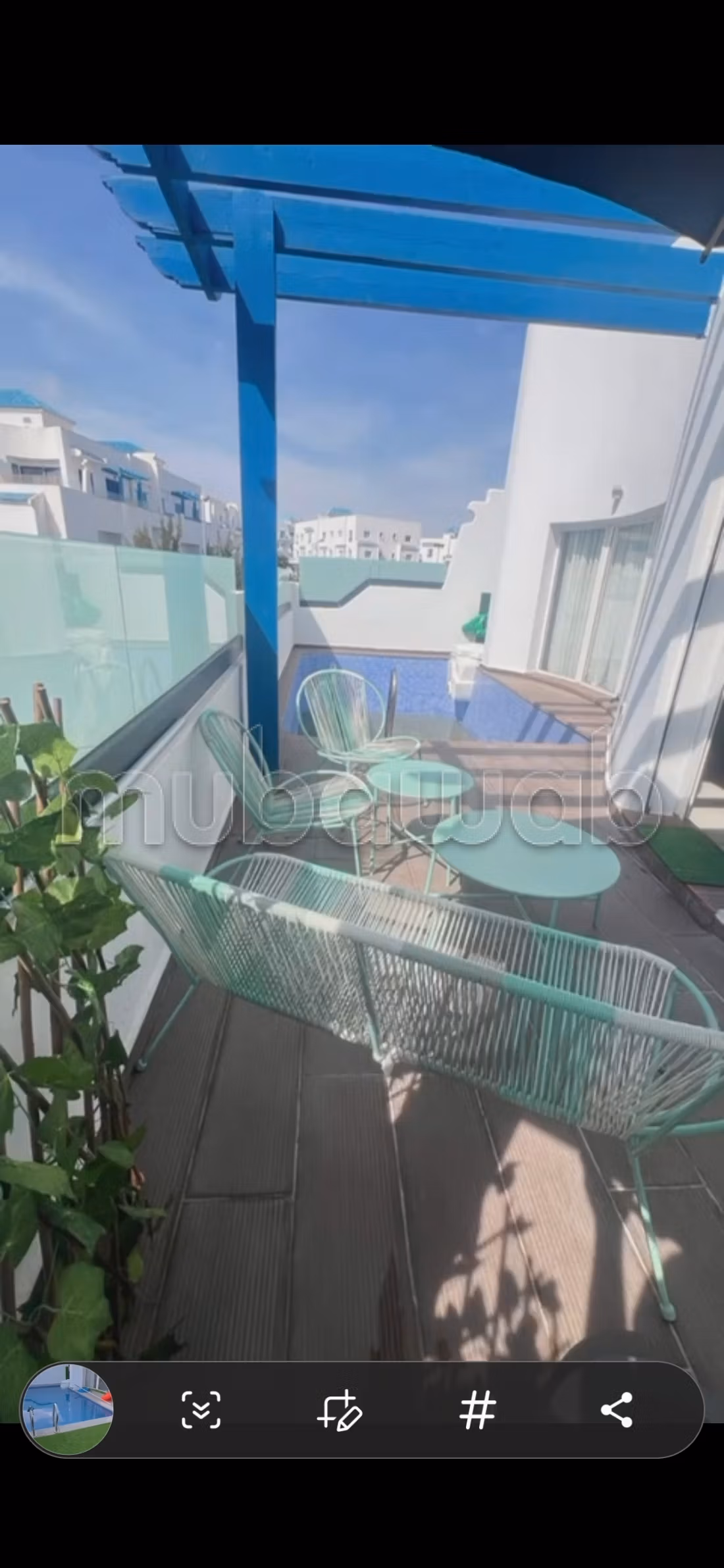 Furnished Smir Park Apartment with Private Pool