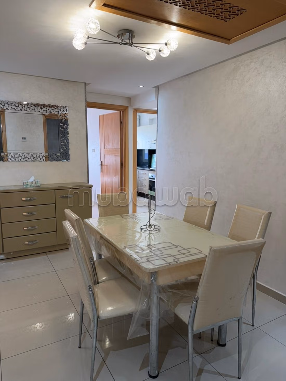 Bel appart a el mansouria, grand salon 2 chambres