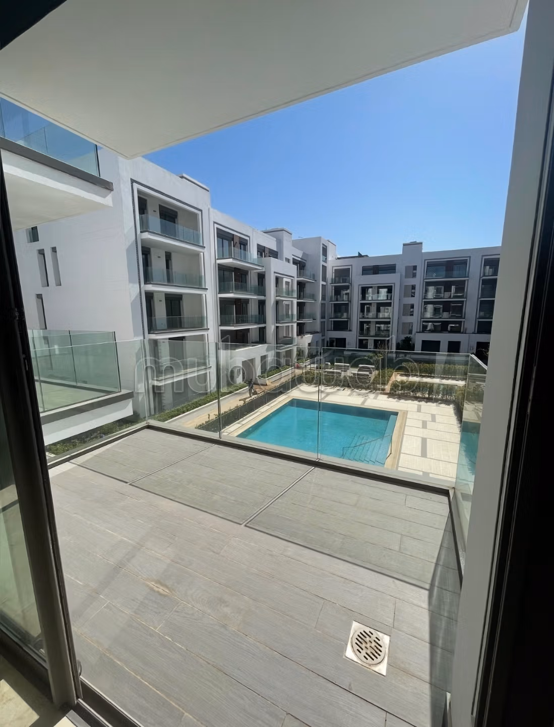 Location Appartement 1 Chambre Salon Vide – Résidence avec Piscine, Souissi Rabat — 2