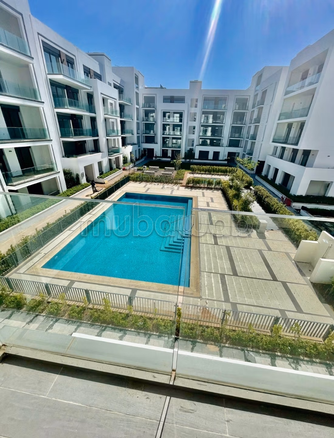 Location Appartement 1 Chambre Salon Vide – Résidence avec Piscine, Souissi Rabat — 4