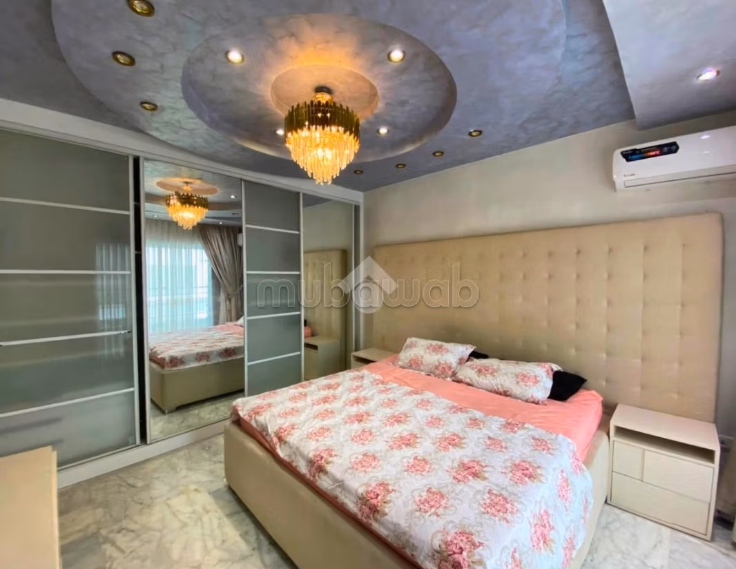 A furnished apartment is available for rent
