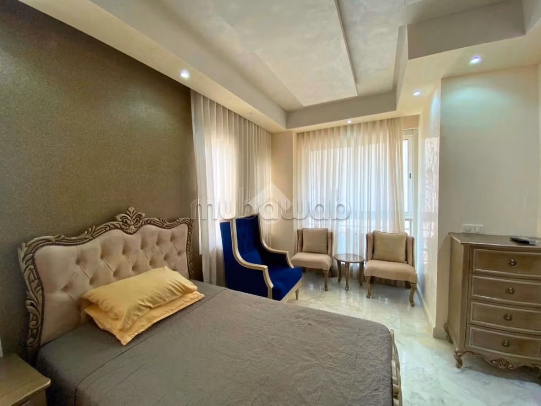 A furnished apartment is available for rent