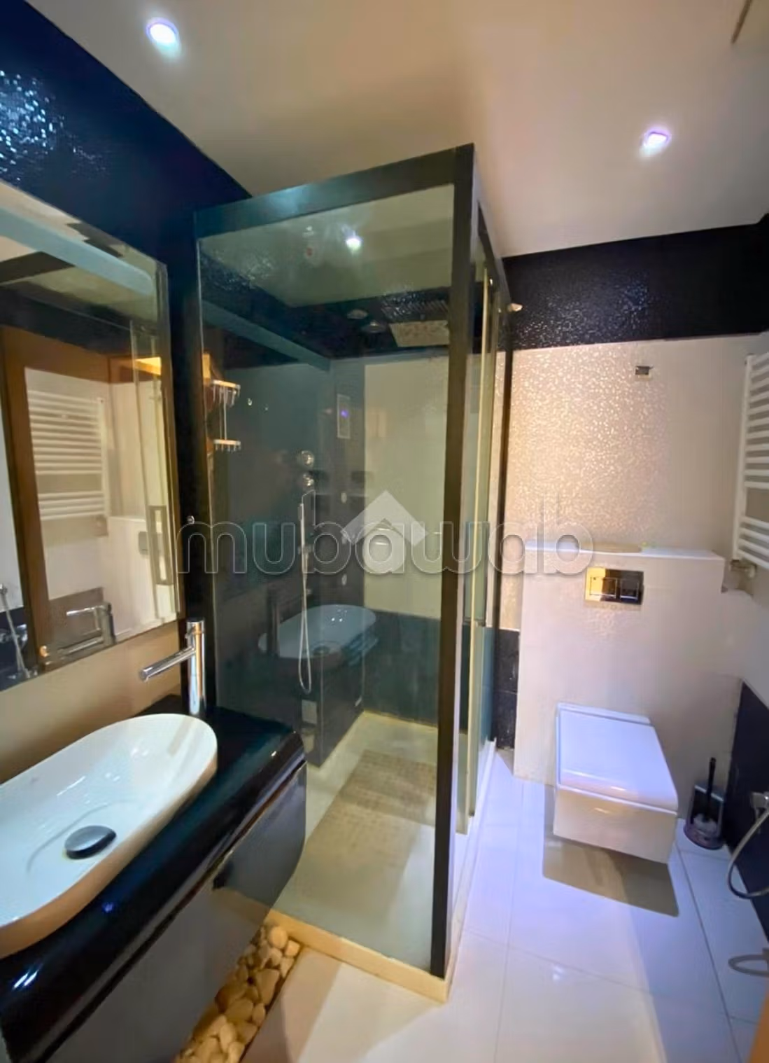 A furnished apartment is available for rent