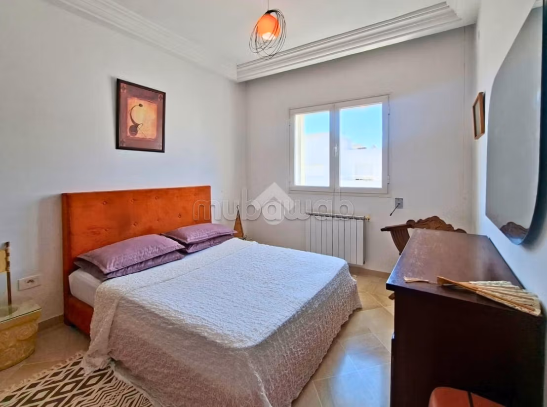 A furnished apartment is available for rent
