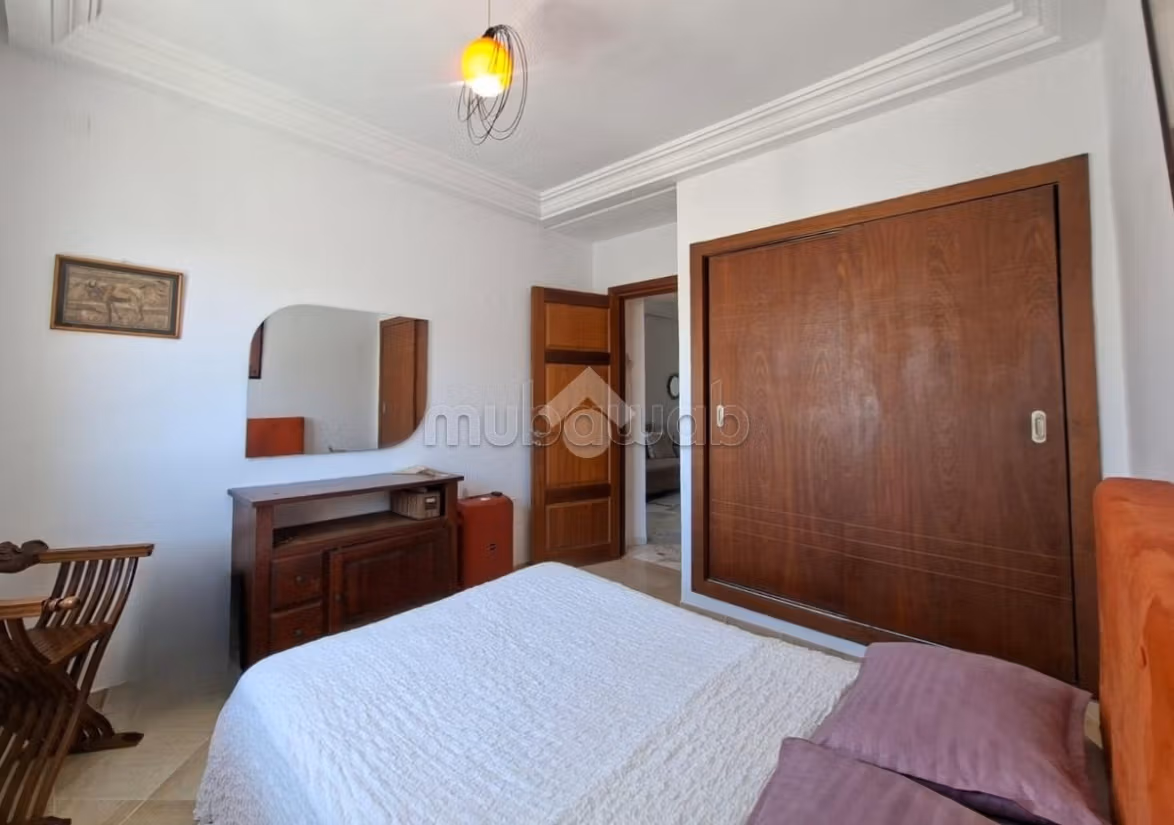 A furnished apartment is available for rent