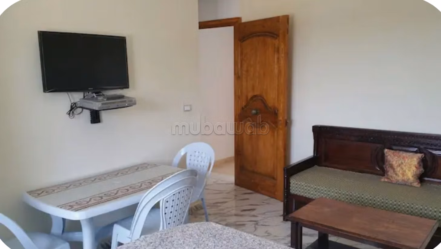 Apartments for rent in Cité El Wafa. Dimension 70 m². Stunning sea view, Double glazed window