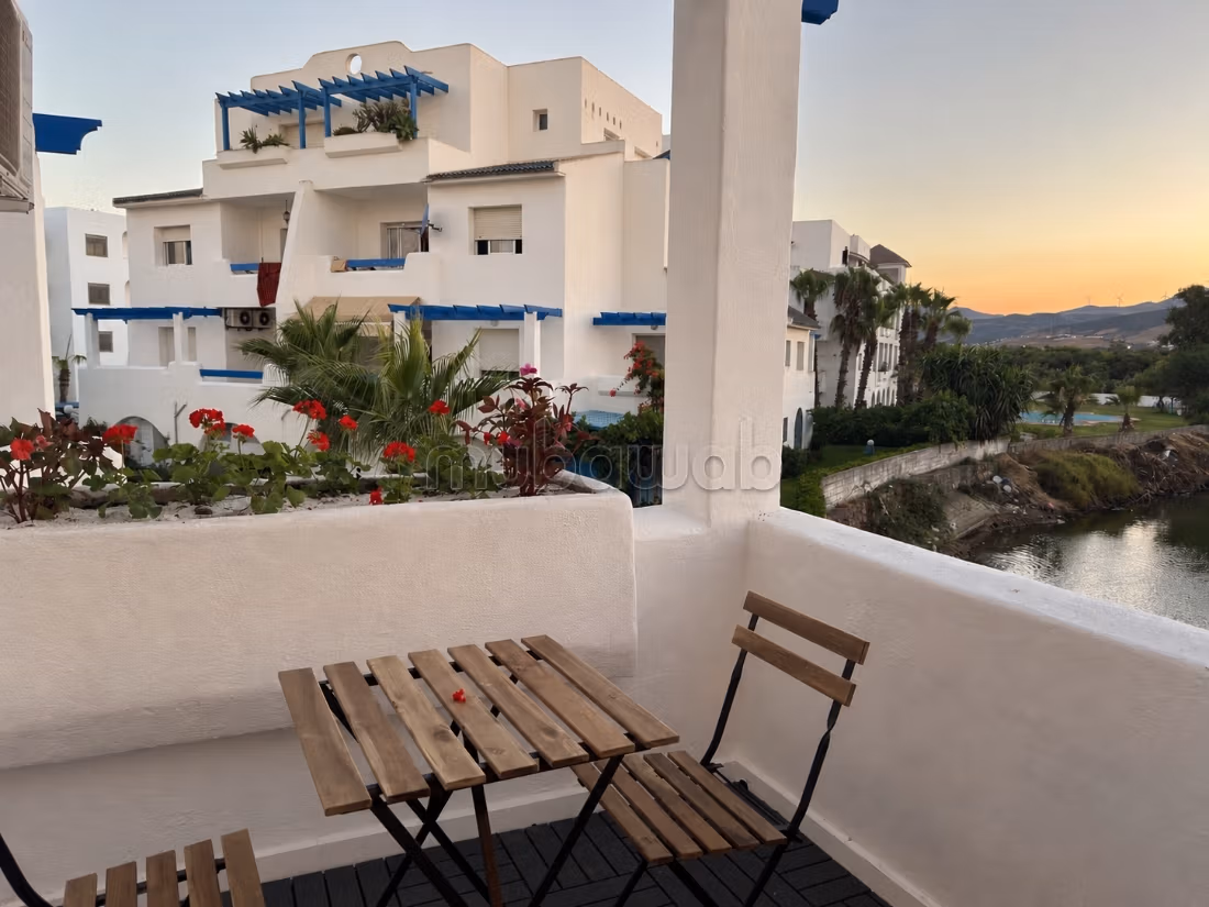 Mediterranean break between beach and pool