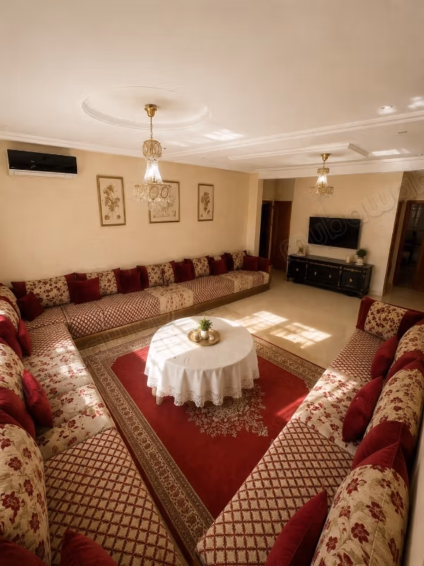 Apartment for rent in rout ein chkef. 3 lovely rooms. Cellar
