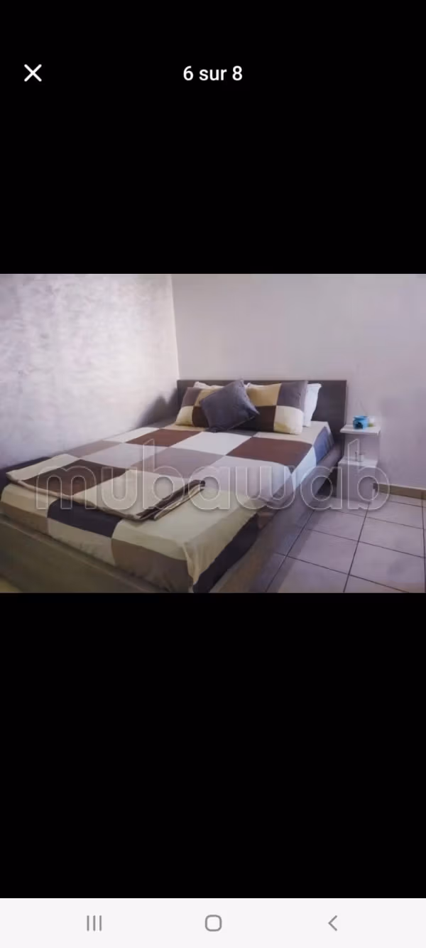 Très bel appartement en location à M'Diq. 2 pièces. Meublé