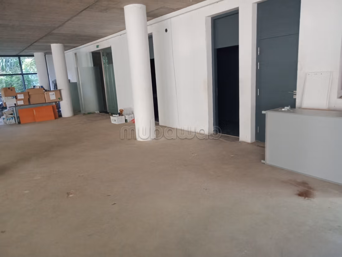 Location Bureau open space 1000m2 
Souissi