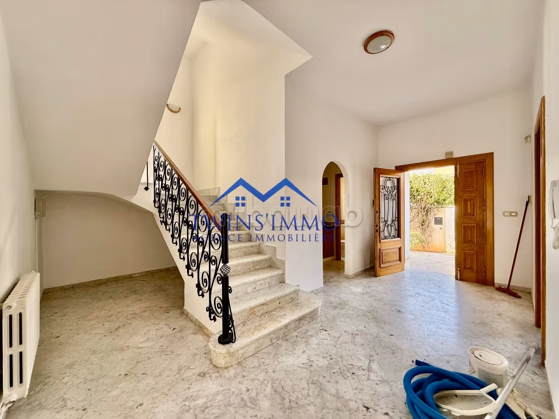 A four-bedroom villa on Gammarth Road