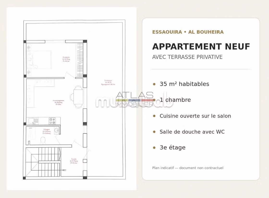Appartement 35 m² à Centre ville — 5