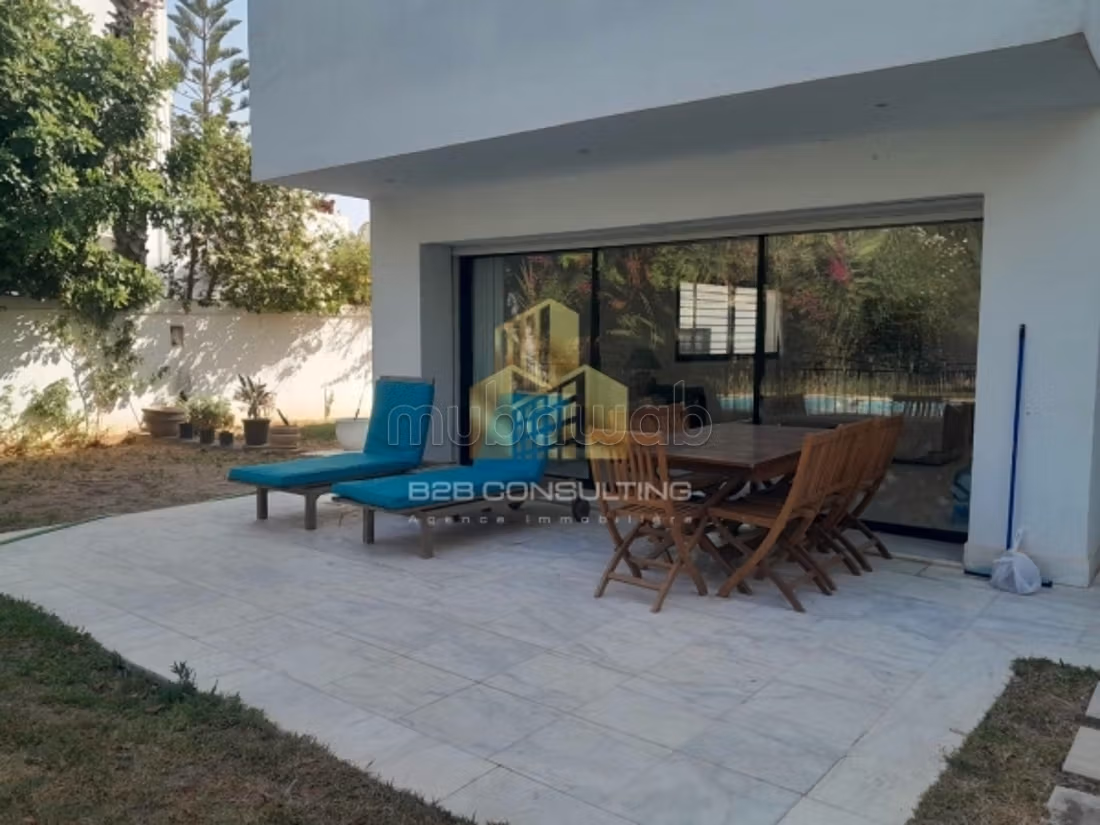 Location une villa s 4 a la marsa