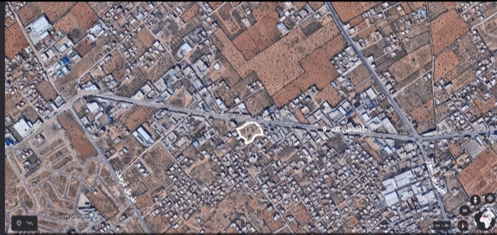 Vente Terrain à teniour km9 sfax