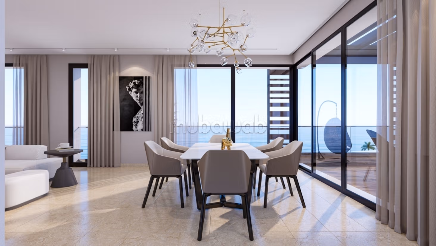 S2 Apartment at Les Berges Du Lac 1. Total area 164 m²