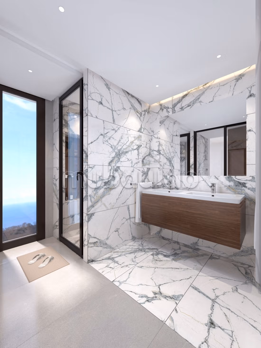 S2 Apartment at Les Berges Du Lac 1. Total area 164 m²