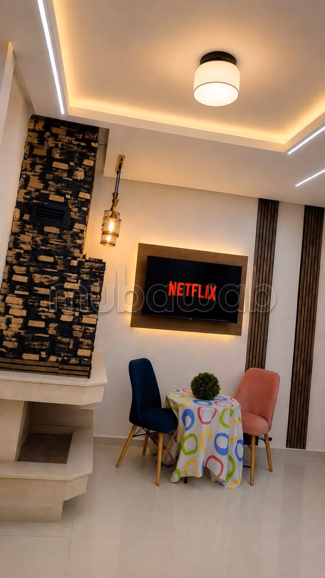 Bellissimo appartamento in affitto ad Azrou. Superficie totale 100 m². Ben arredato