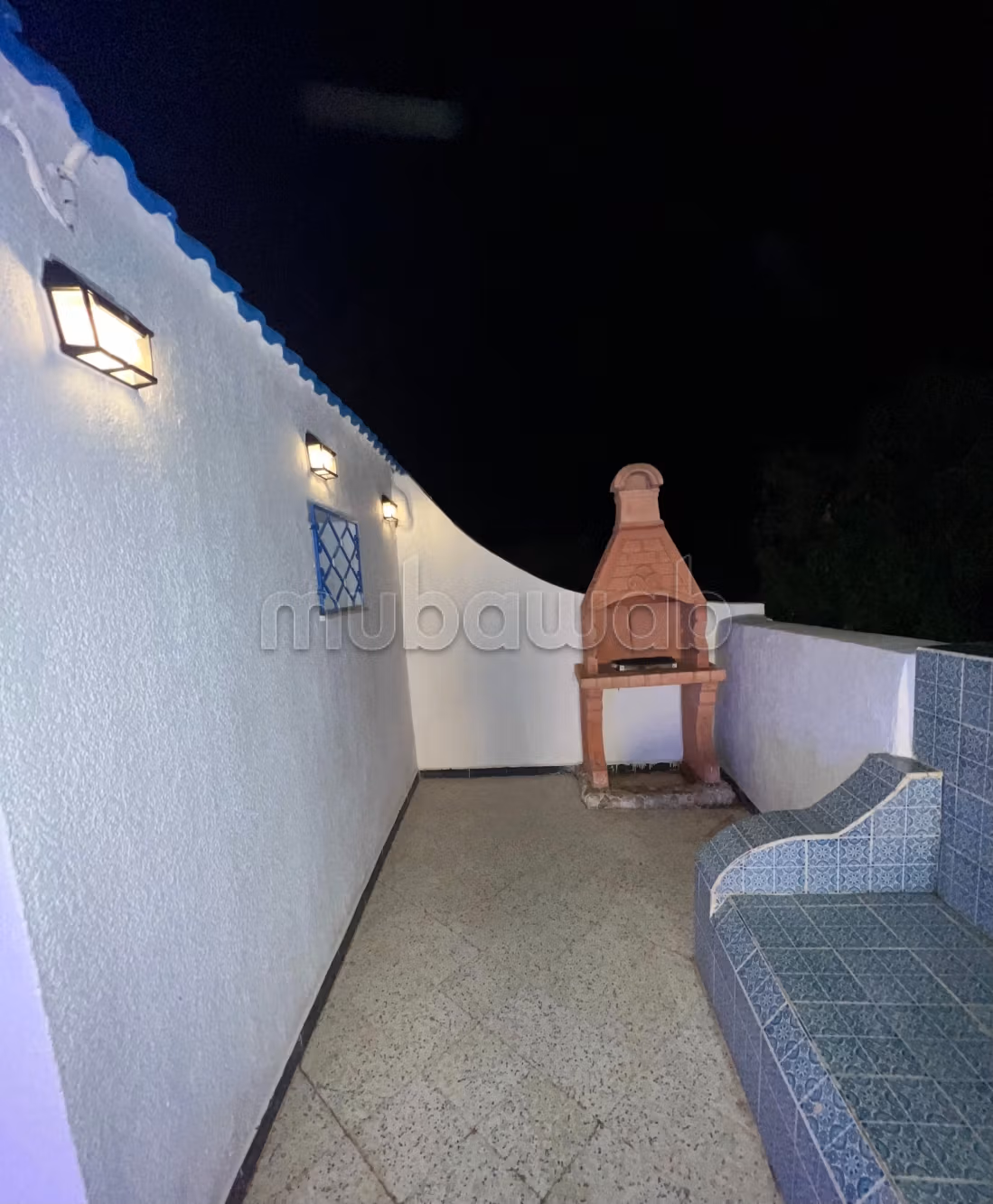 Beachfront house with terrace & BBQ Ain mestir