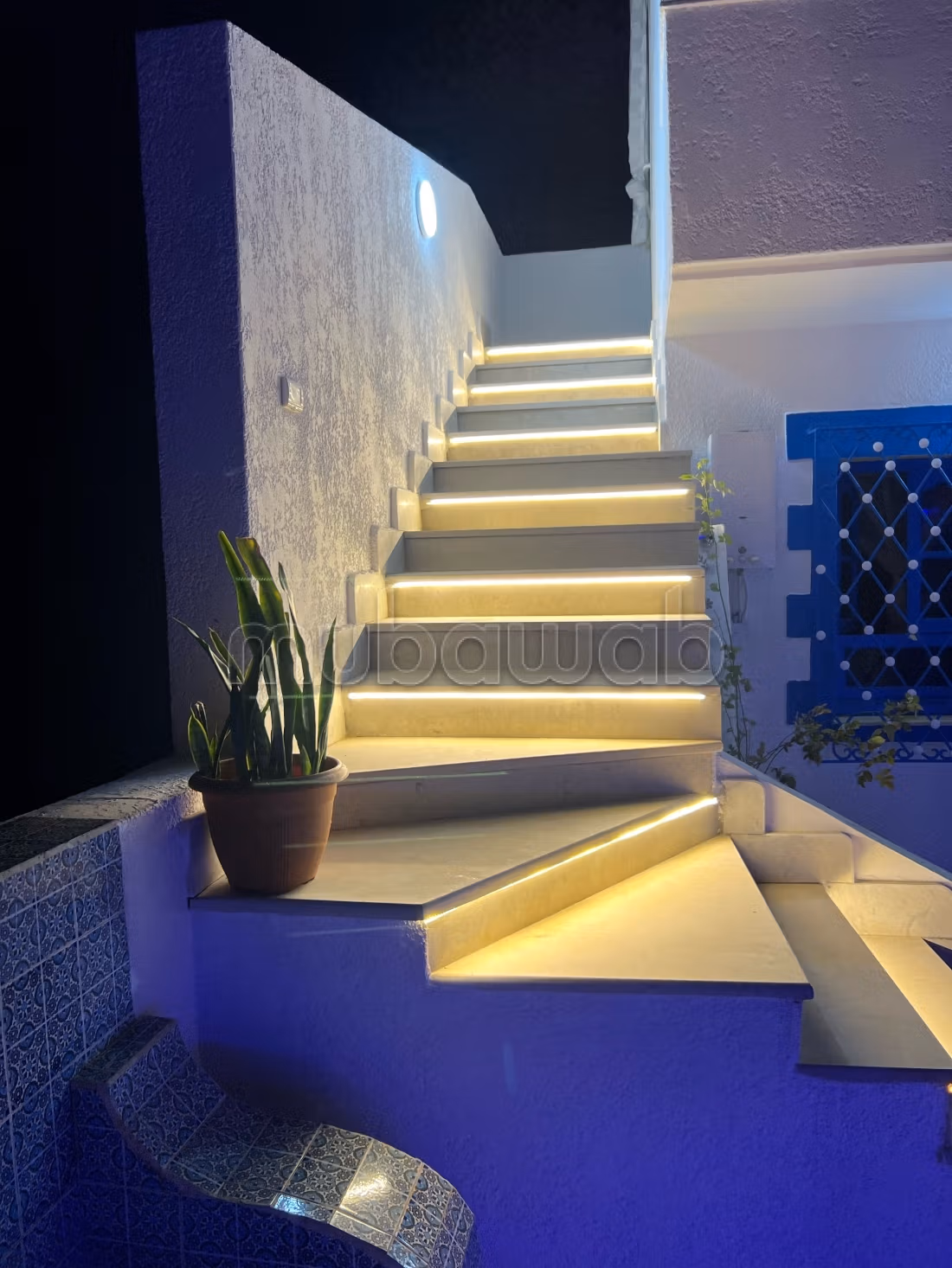 Beachfront house with terrace & BBQ Ain mestir