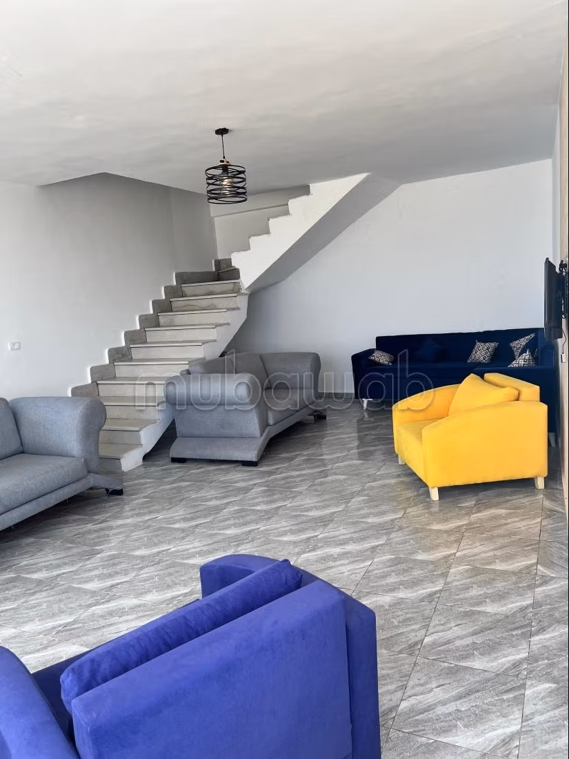Beachfront house with terrace & BBQ Ain mestir